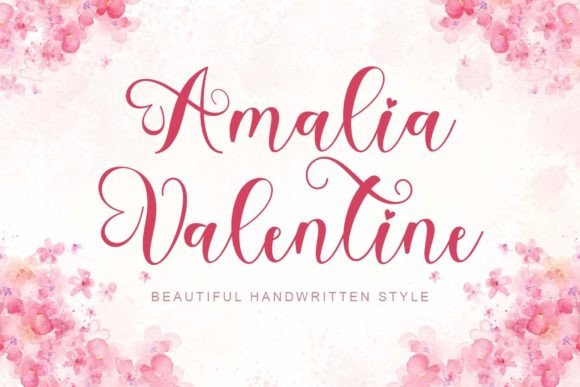 Amalia Valentine: A Handwritten Font That Makes Your Brand Feel Warmer