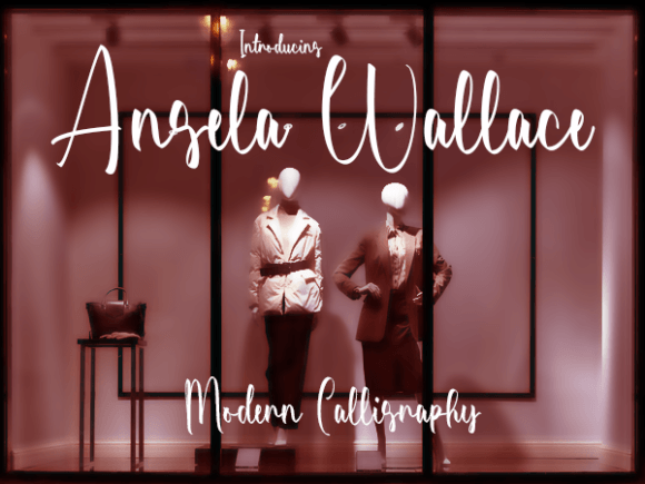 Angela Wallace: A Modern Script Font for Digital Branding