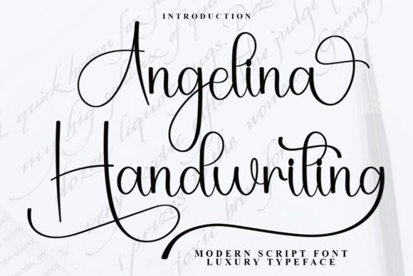 Angelina Handwriting: A Warm, Playful Display Font for Digital Brands