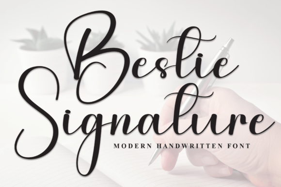 Bestie Signature: A Friendly, Handcrafted Font for Small Business Brands