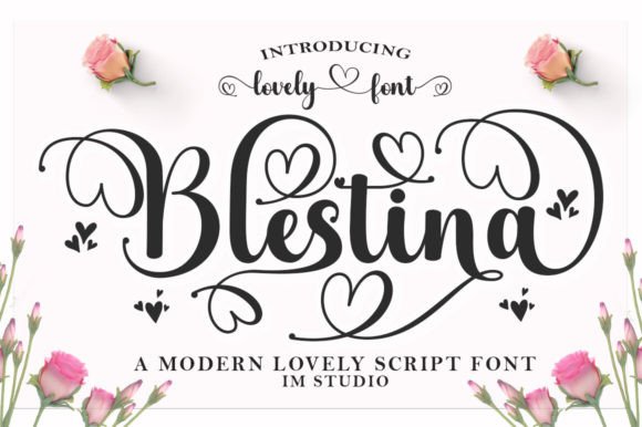Blestina: A Handwritten Script Font for Editorial Charm