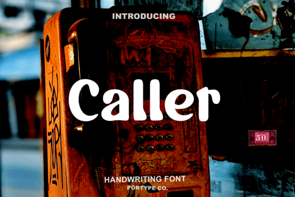 Caller Font: Handwritten Charm for Real Handmade Products