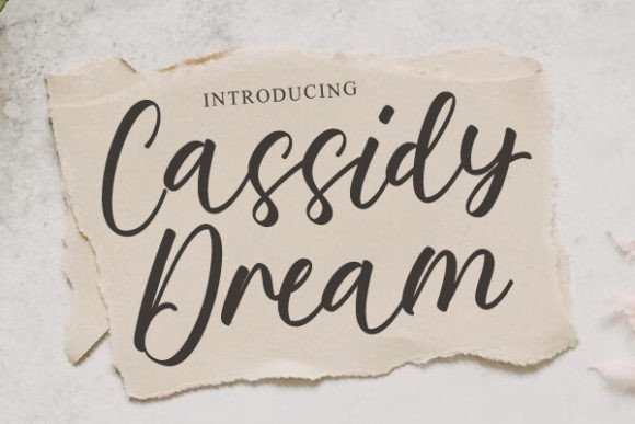 Cassidy Dream: A Handwritten Font That Feels Like Your Brand’s True Voice