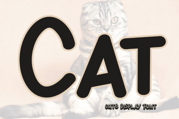 Cat: A Sweet Handwritten Display Font for Digital Charm
