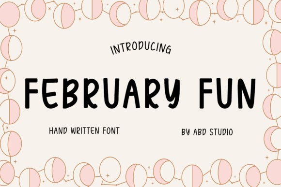 February Fun: A Handwritten Font That Connects