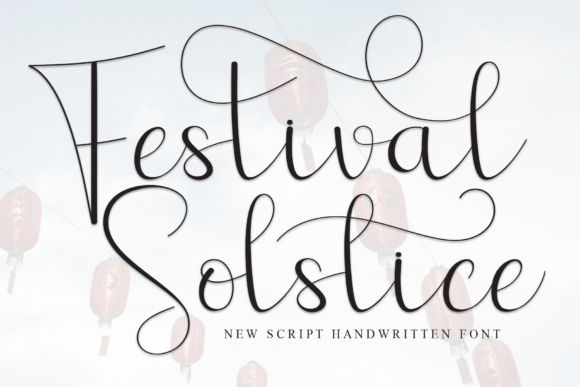 Festival Solstice: A Friendly Handwritten Display Font for Digital Brands