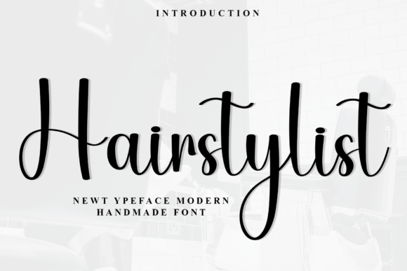 Hairstylist Script Font for Handmade Creators