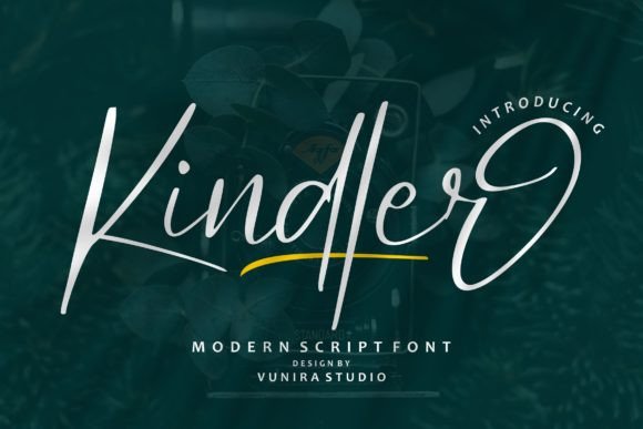 Kindler: A Modern Script Font That Elevates Real Small Business Branding