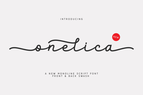 Onelica: A Modern Script Font for Thoughtful Editorial Design