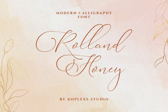 Rolland Honey: A Modern Calligraphy Font for Handmade Brands