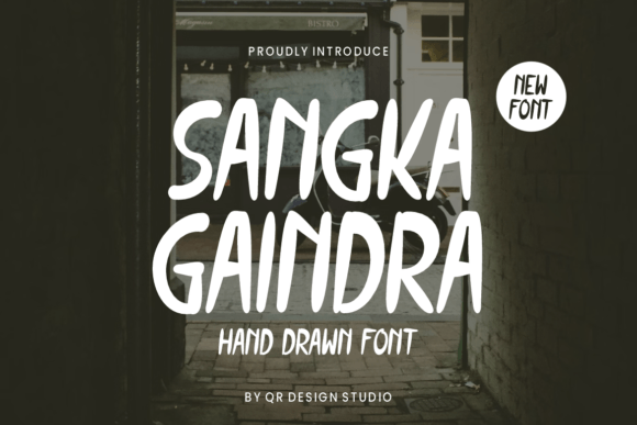 Sangka Gaindra: A Thoughtful Script Font for Editorial Warmth