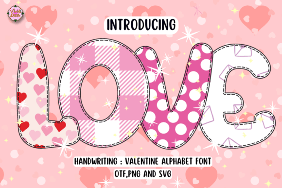 Valentine Alphabet: A Romantic Script Font for Digital Branding