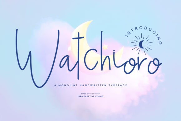 Watchioro: A Handwritten Font That Feels Human, Not Hectic